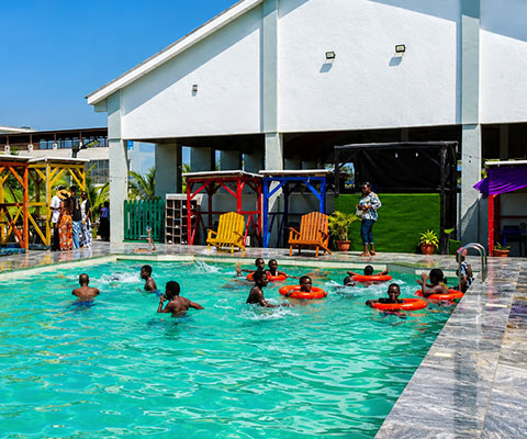 Swimming pool at Westside Beach Resort